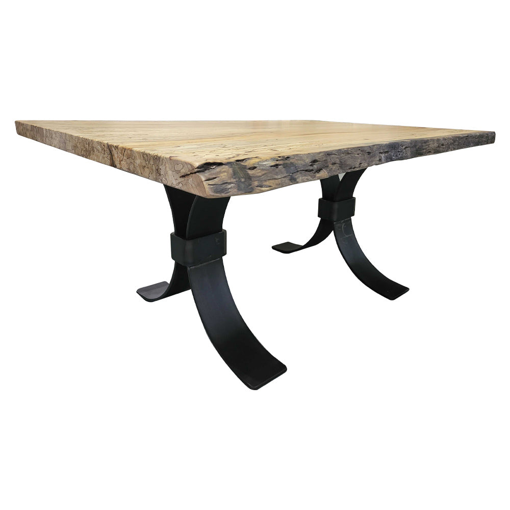 68" Live Edge Spalted Maple Dining Table