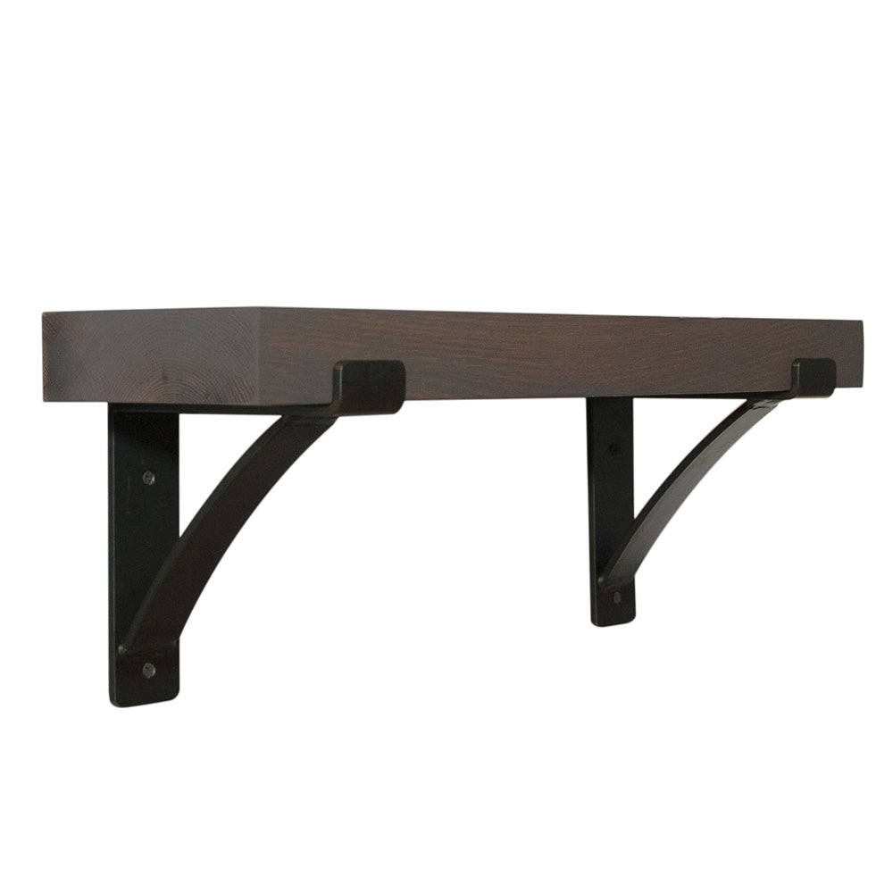 hand welded steel lip brackets for shelf