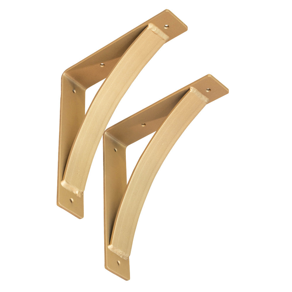 Sun Gold Brackets for Large Shelf Mantel