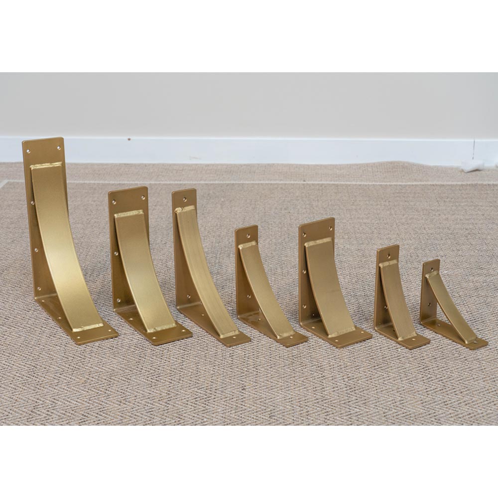 sun Gold mantel shelf brackets