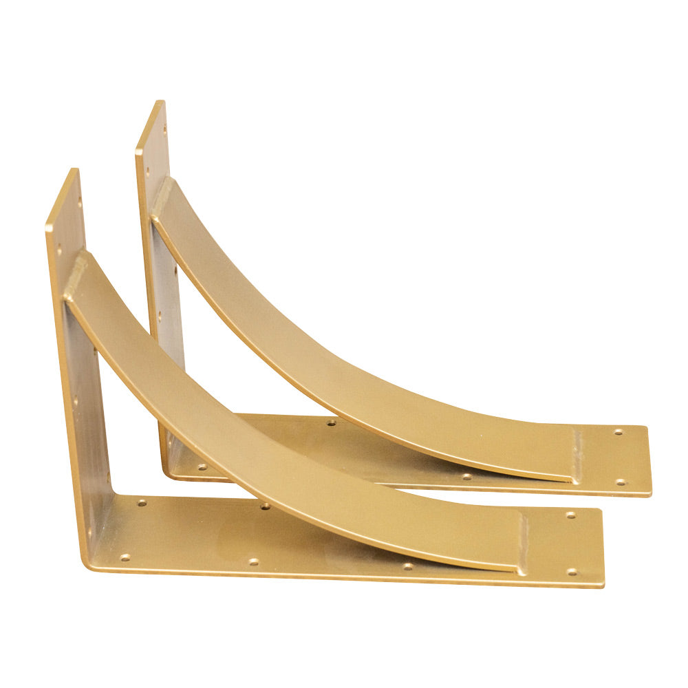 12x16 Large Sun Gold Mantel Brackets