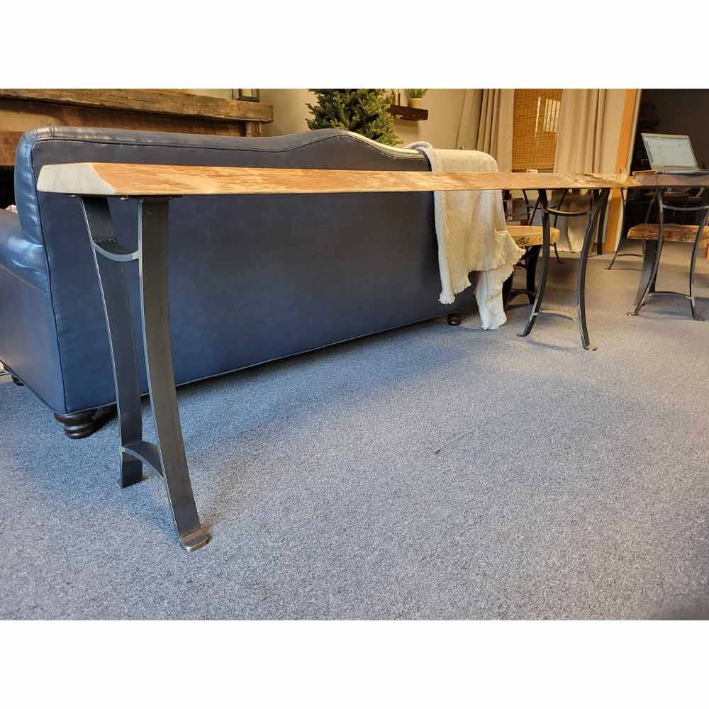 Sycamore Sofa Table Live Edge