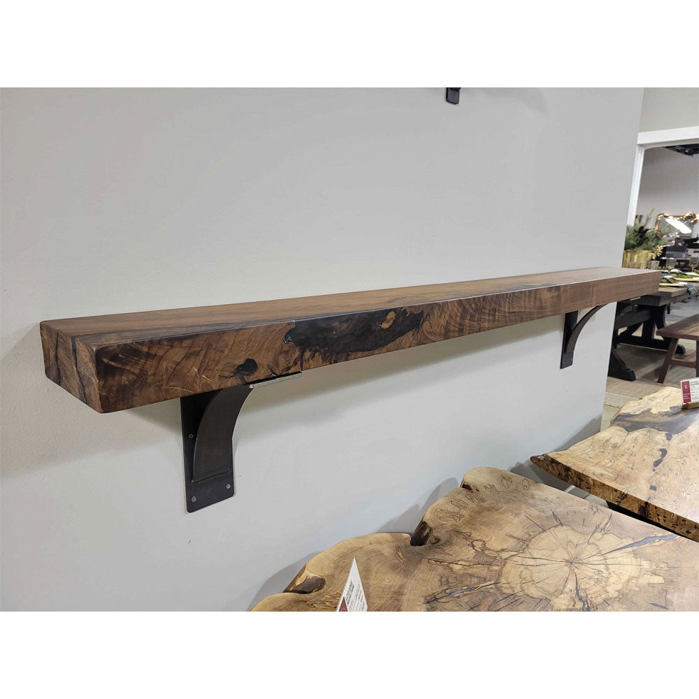 Walnut Fireplace Mantel