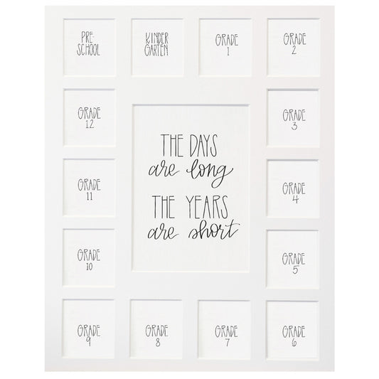 White School Picture Mat, 13-15 Openings