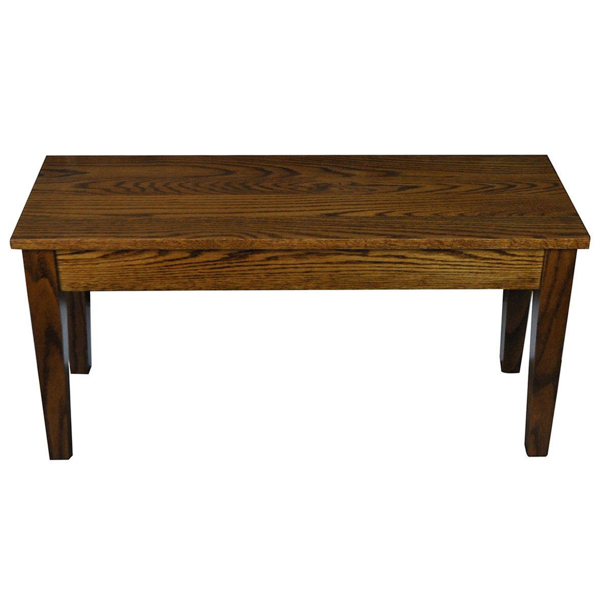 Flip Top Wooden Storage Bench in Oak, Michaels Stain