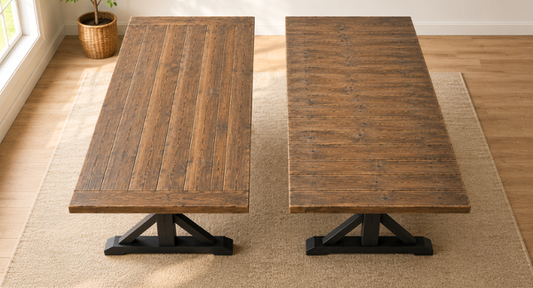 Long Plank vs. Short Plank Tables: Which Solid Wood Dining Table Is Right for Your Home?