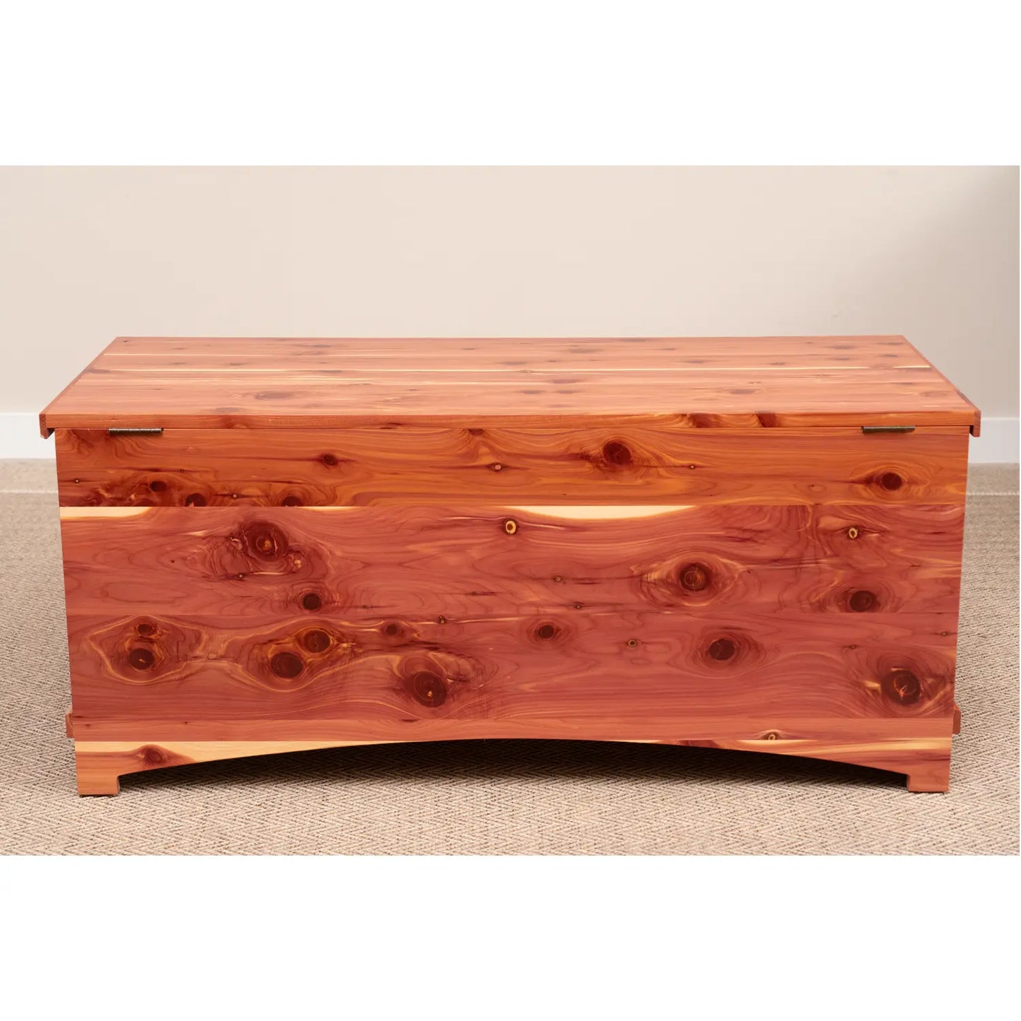 Back of Cedar Wood Hope Chest