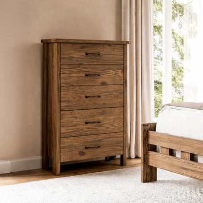 Chelsea Tall 5 Drawer Dresser | Bedroom