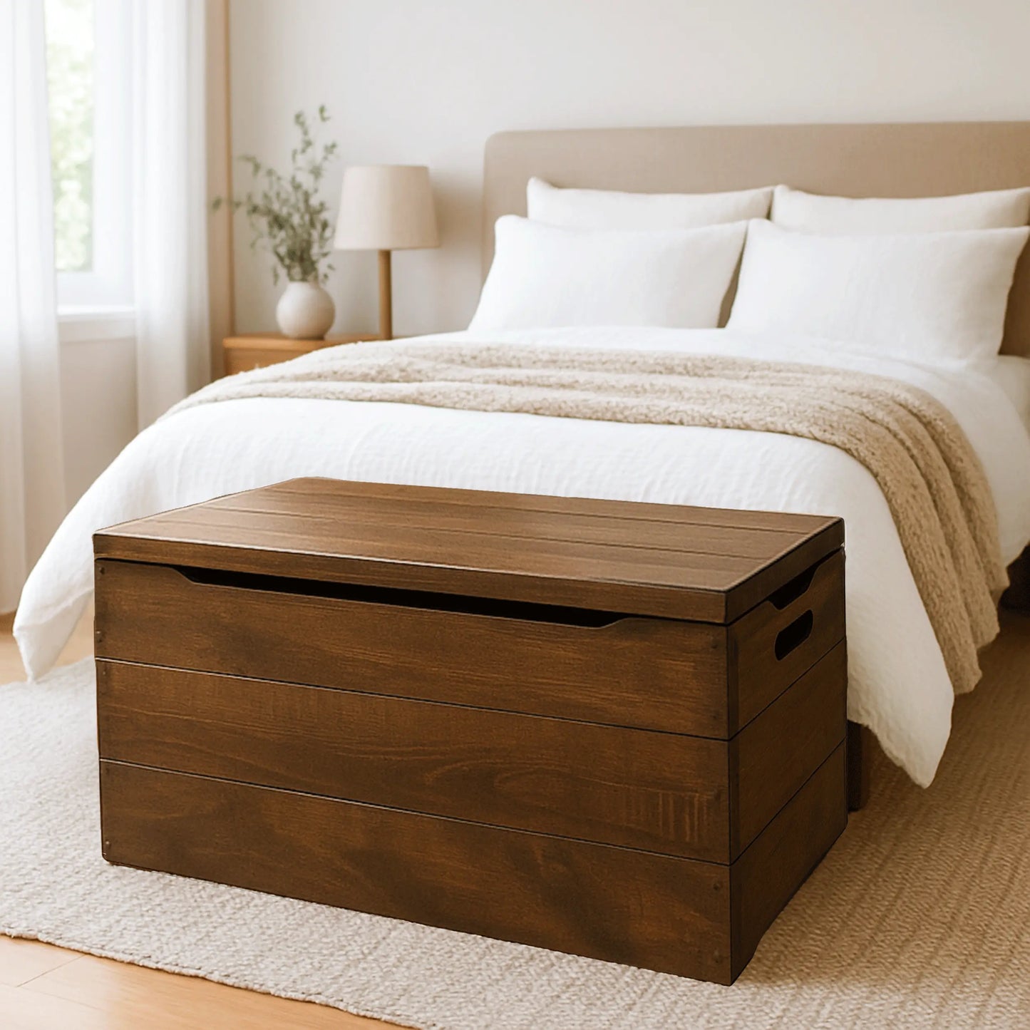 Palmer Brown Maple Blanket Chest, Asbury Stain