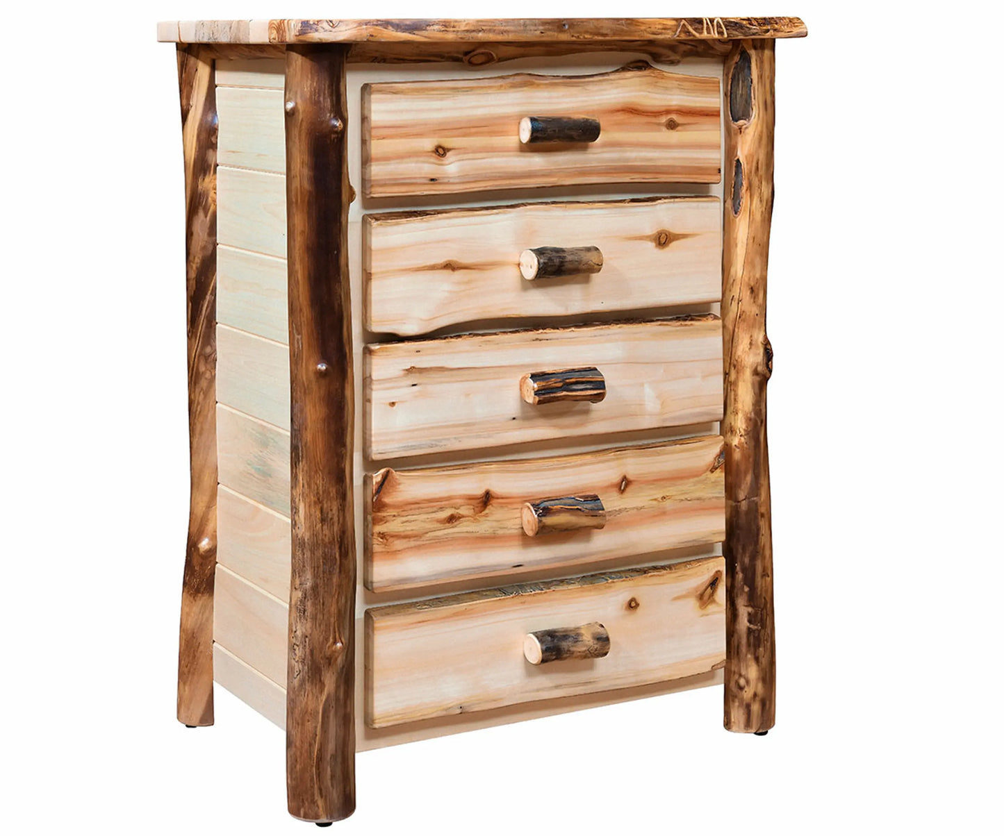 Cumberland Rustic Log Tall Dresser