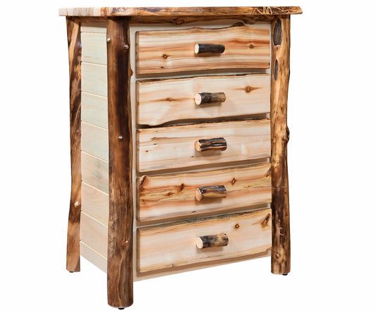 Cumberland Rustic Log Tall Dresser