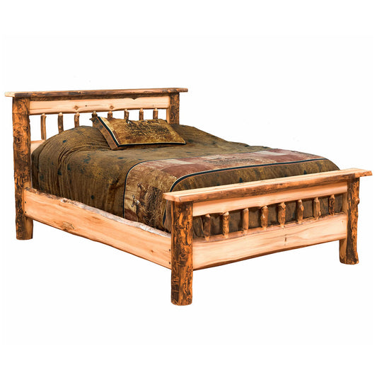Cumberland Rustic Log Bed Frame