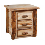 Cumberland Rustic Log Nightstand