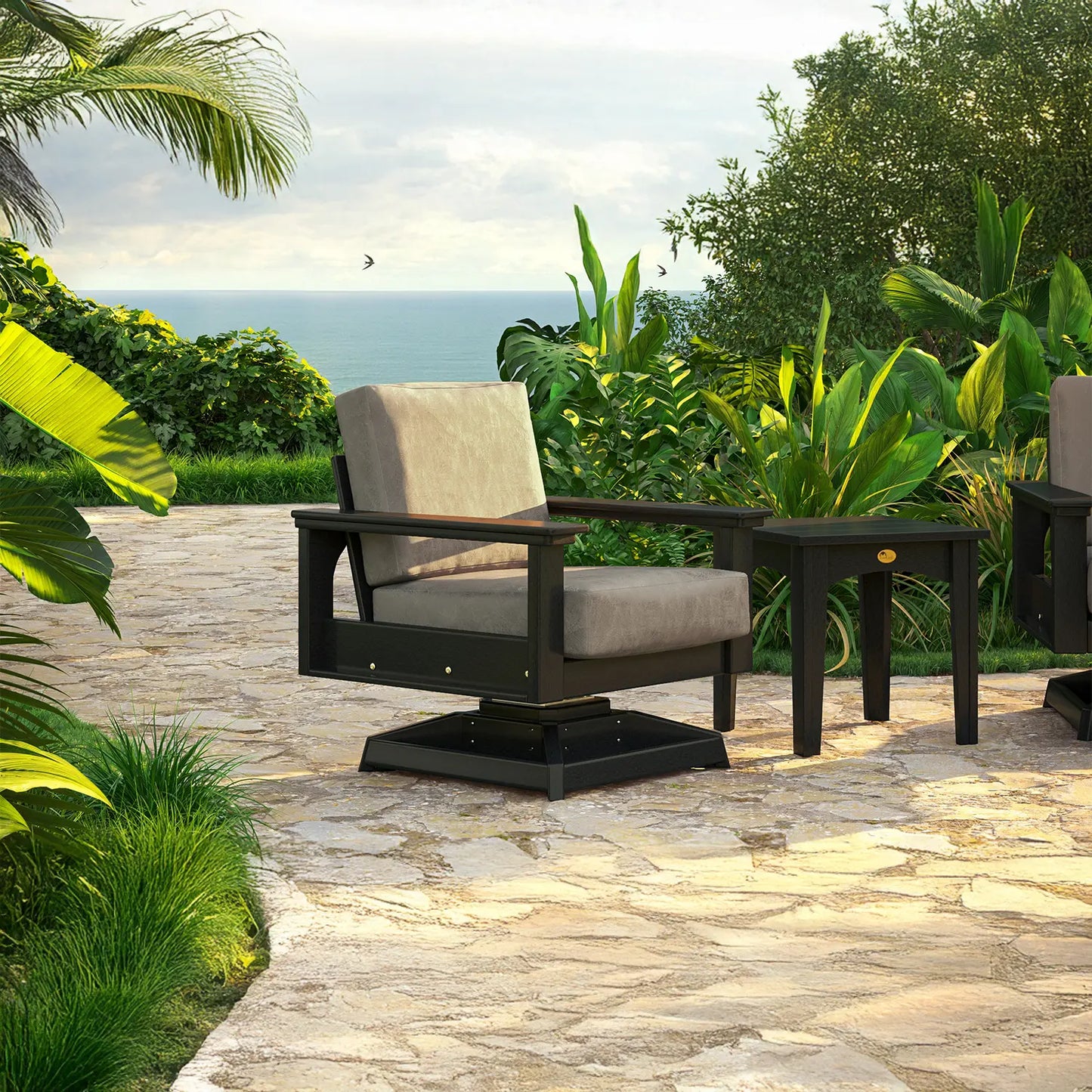 Lanai Deep Seating Swivel Rocker - Refined Outdoor Durability