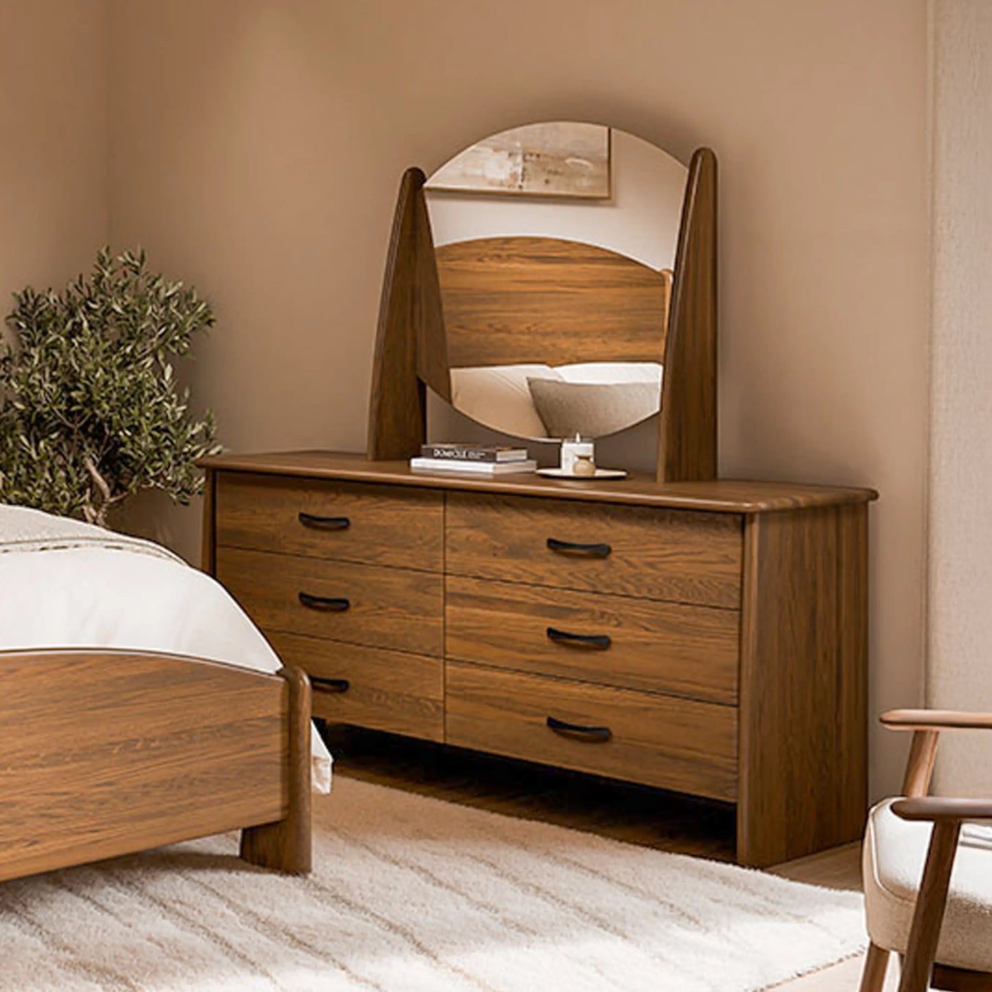 Paola Solid Wood Wide Dresser