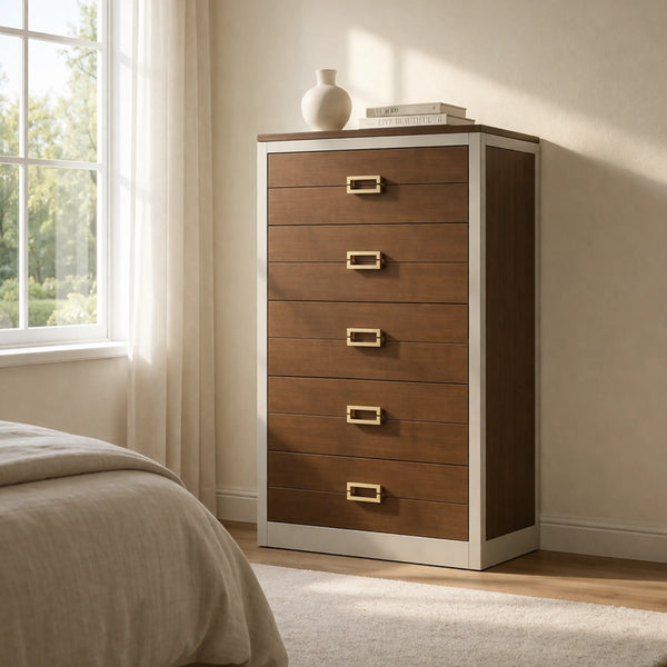 Shiloh Transitional Tall Dresser | Bedroom