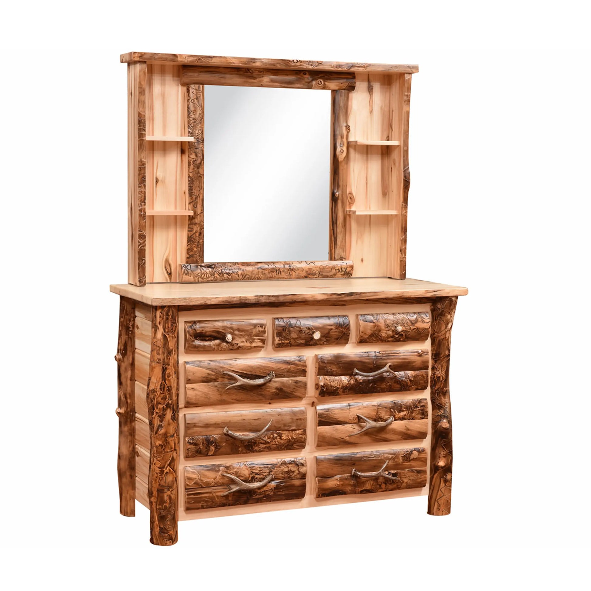 Blue Ridge Log Dresser Mirror
