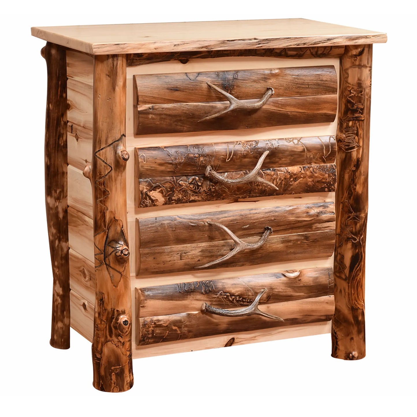 Blue Ridge Log Tall Dresser