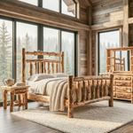 Blue Ridge Log Bed Frame