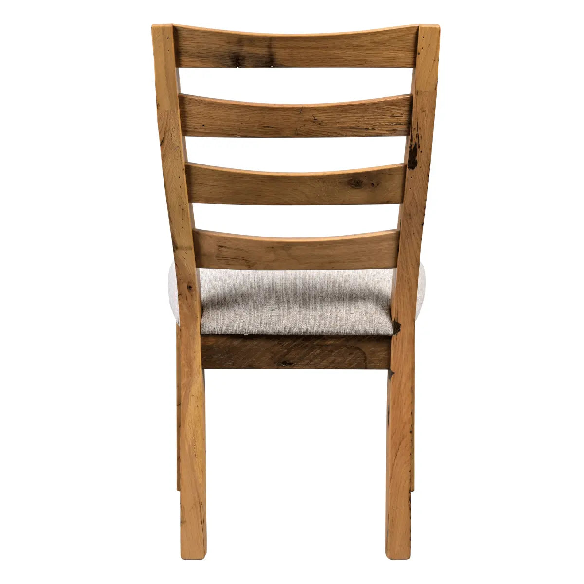Back Ladderback Wood Upholstered Chair