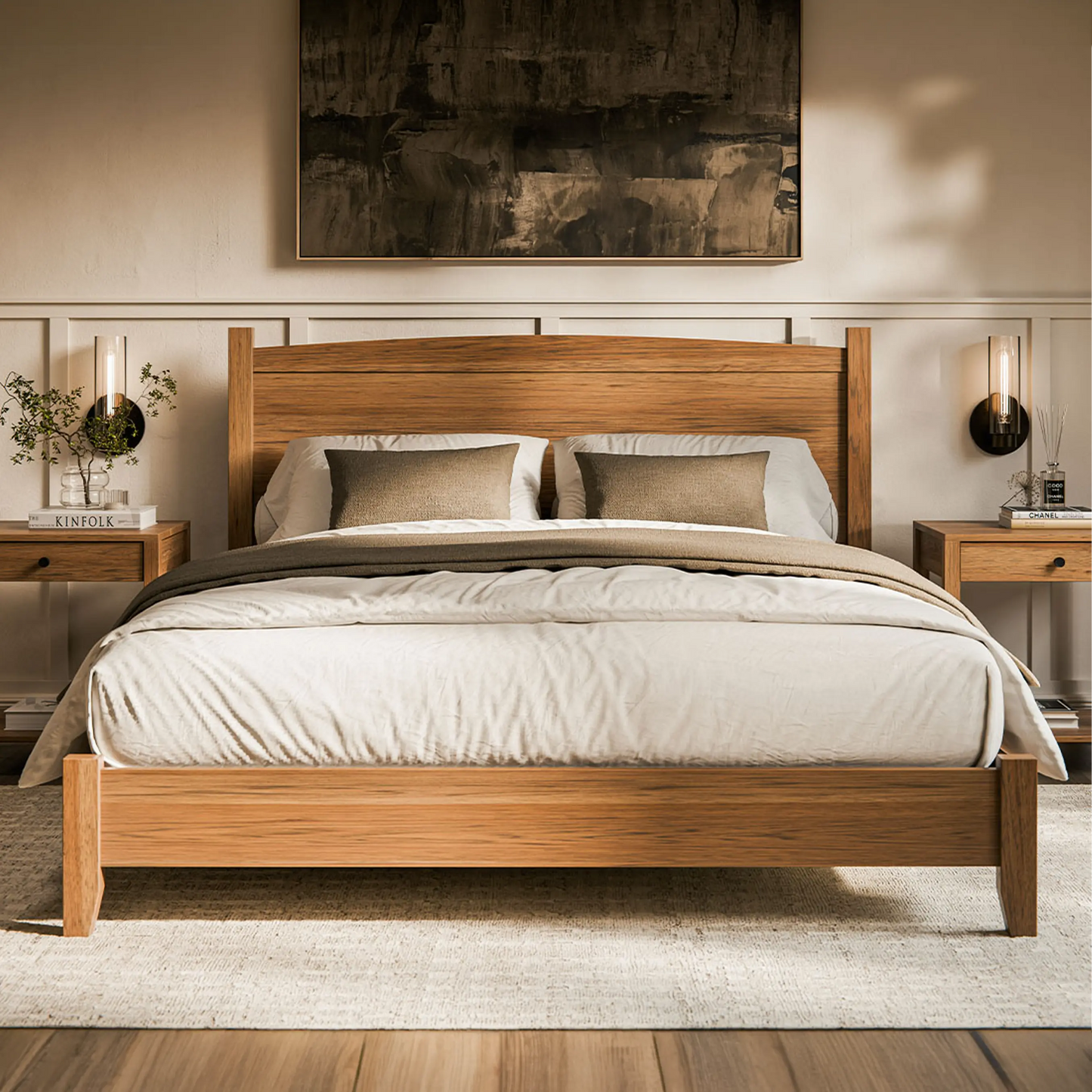 Emily Wood Arch Bed Frame