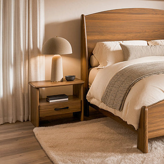 Paola Solid Wood Nightstand