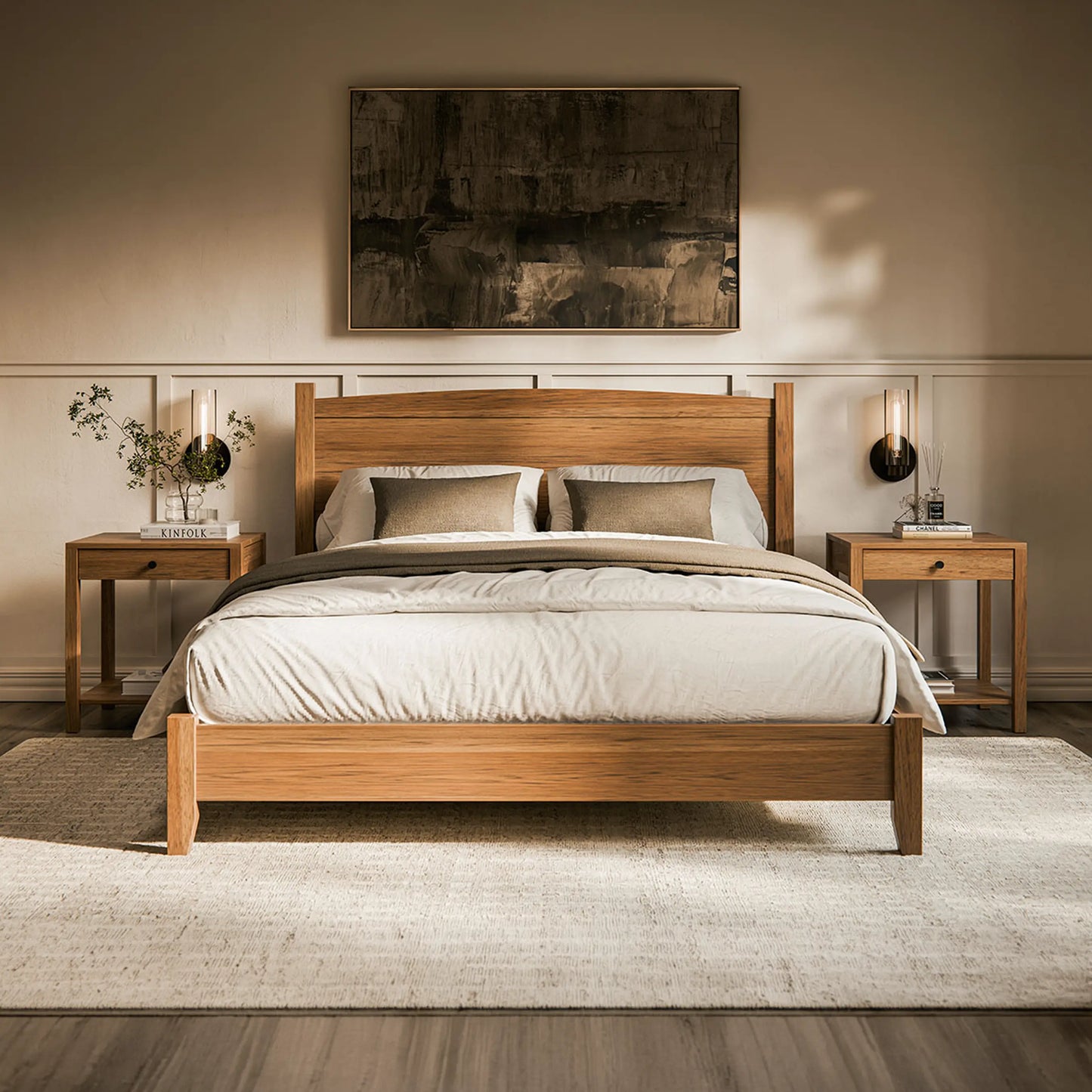 Emily Wood Arch Bed Frame