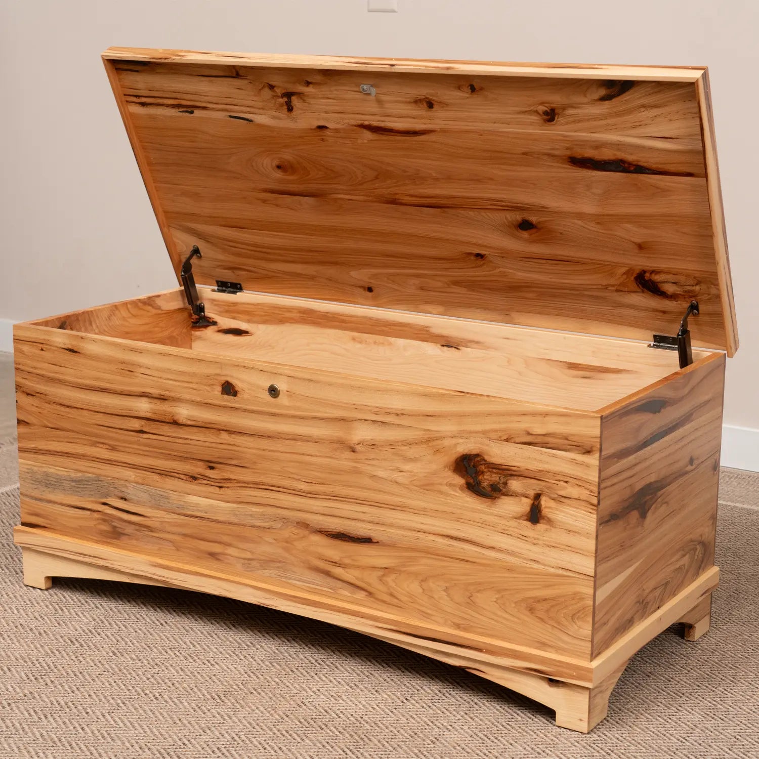 Hickory Wooden Storage Chest