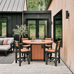 Lumin Fire Table Round, 60" - Outdoor-Ready Design