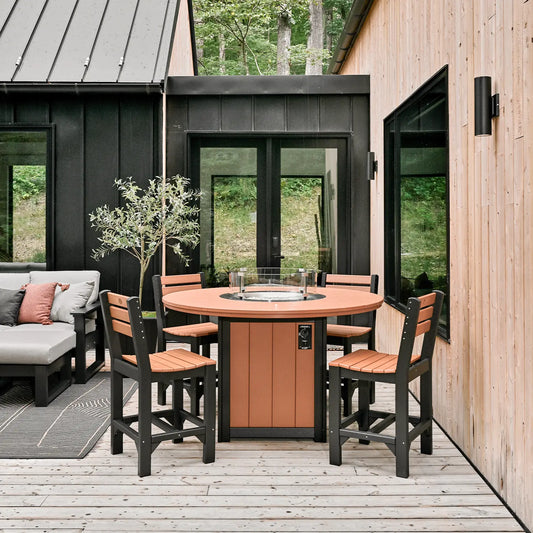 Lumin Fire Table Round, 60" - Outdoor-Ready Design