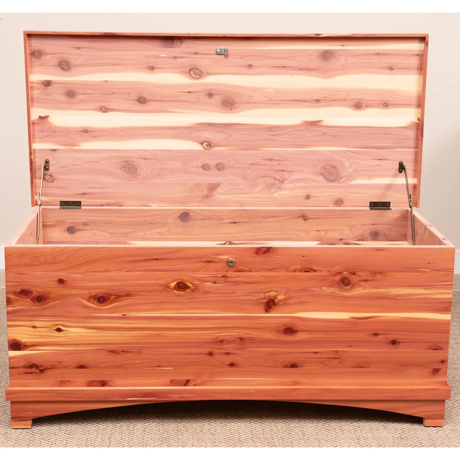 Open Cedar Wooden Hope Chest