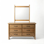 Dylan 6 Drawer Wood Dresser