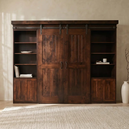 Willow Barndoor Bookcase Bed