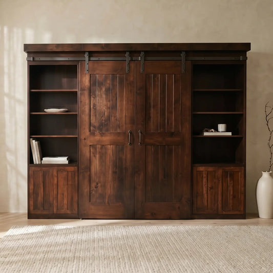 Willow Barndoor Bookcase Bed