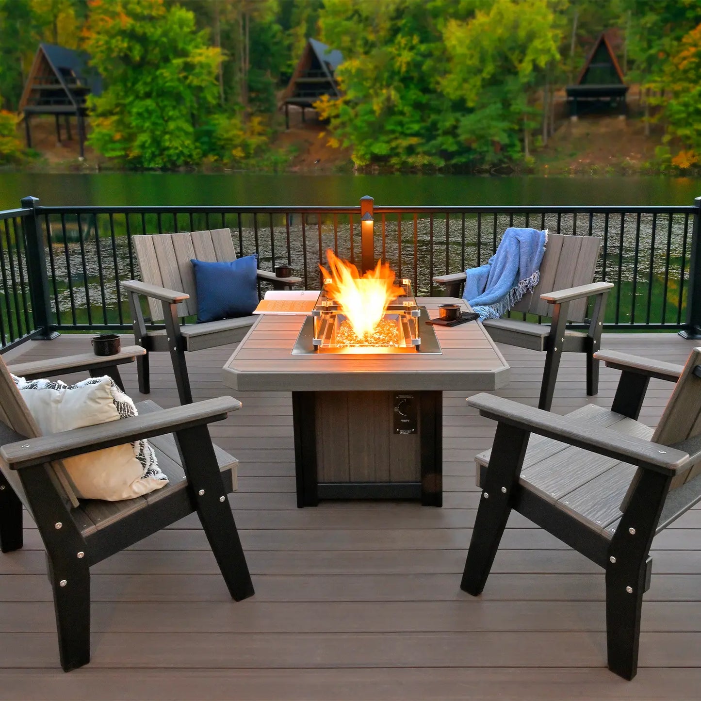 Lumin Fire Pit Rectangular, 51" - Signature Outdoor Collection