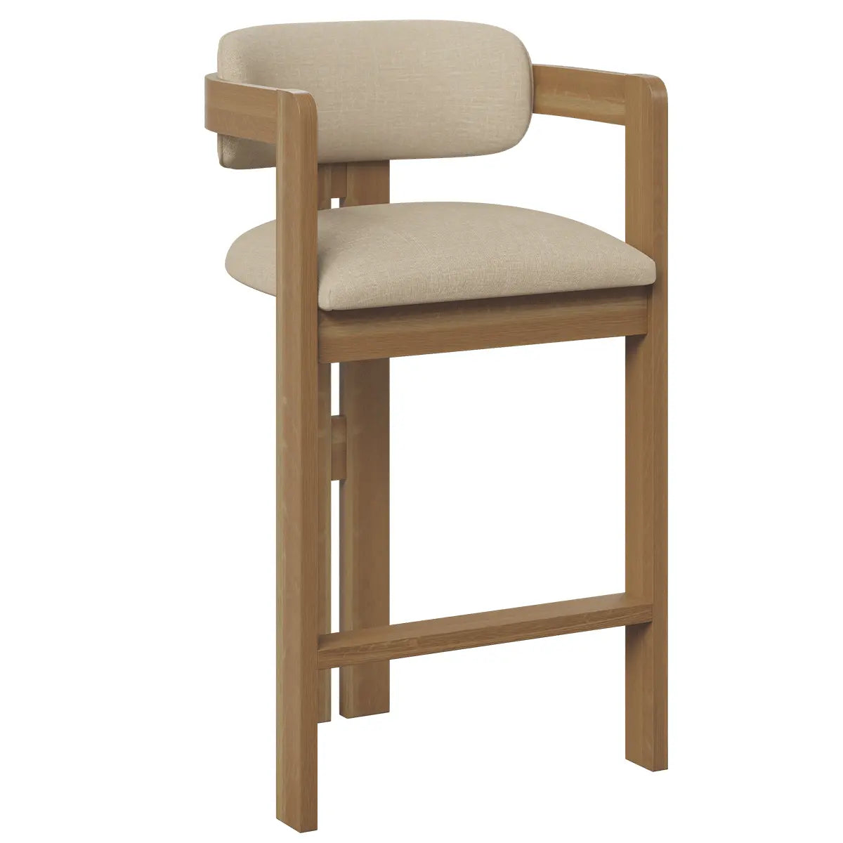 Tessa Mid Century Upholstered Bar Stool