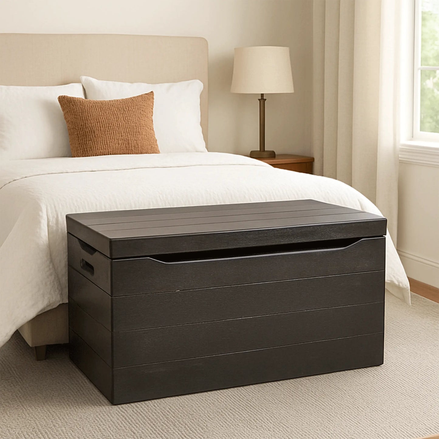 Palmer Oak Blanket Chest, Onyx Stain