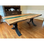 Custom Spalted Maple River Dining Table