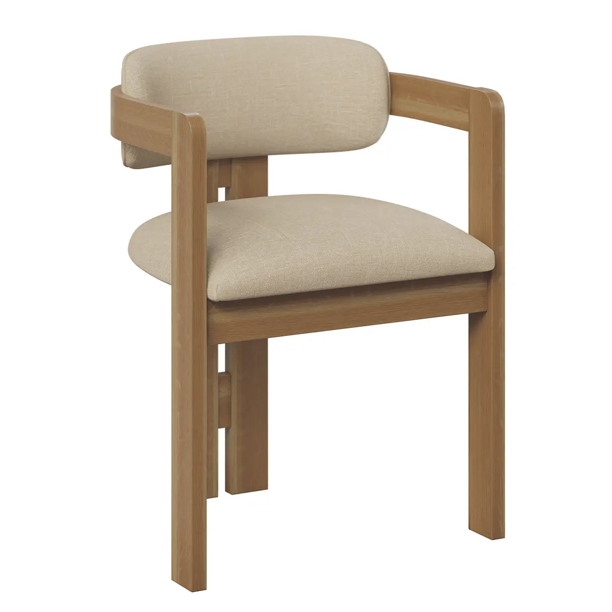 Tessa Mid Century Modern Upholstered Dining Chair