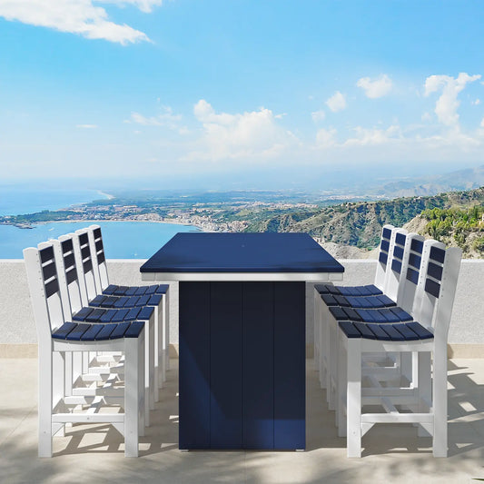 Outdoor Urban Dining Table, Rectangular