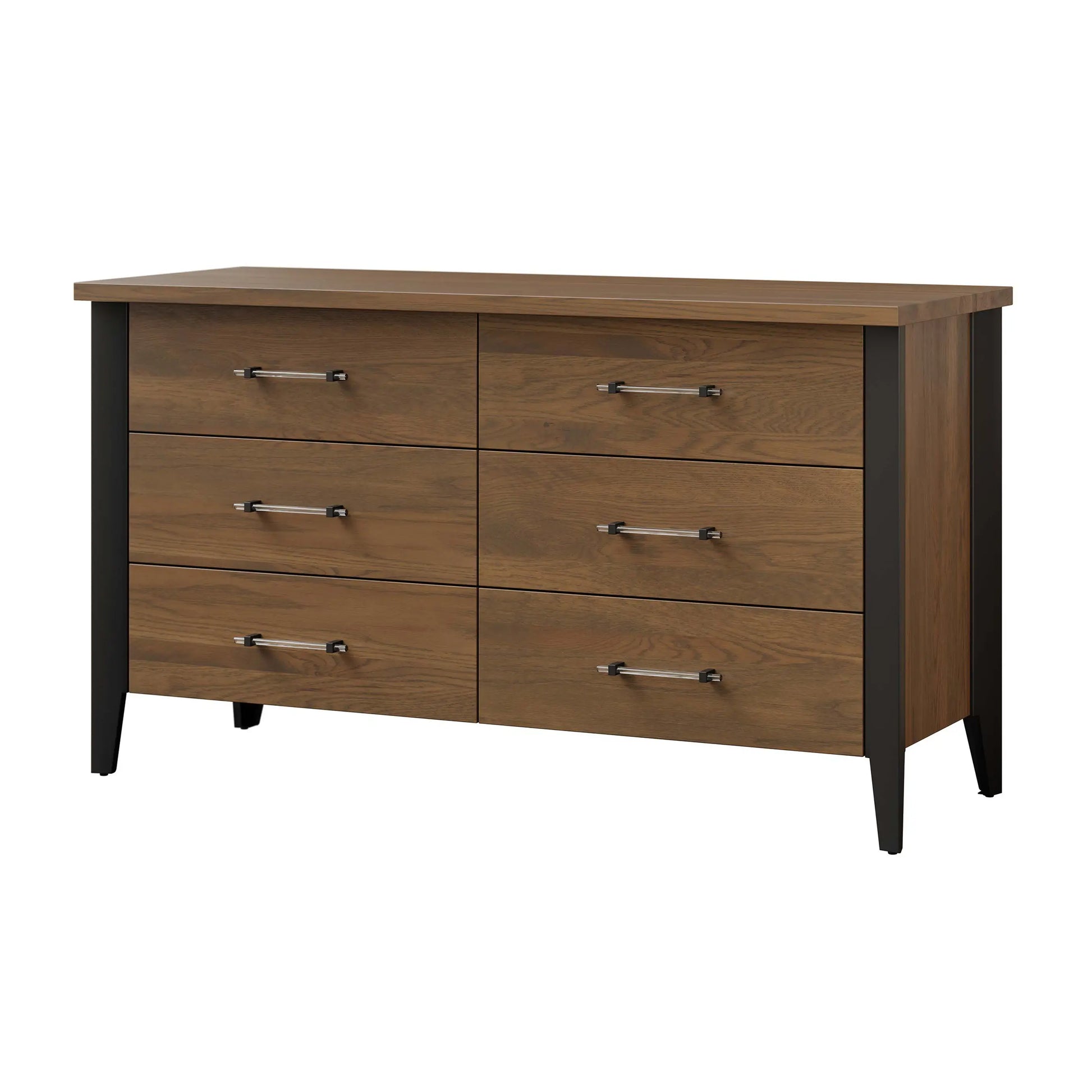 Walnut 6 Drawer Dresser | Bedroom | Rustic Red Door Walnut 6 Drawer Dresser | Bedroom | Rustic Red Door