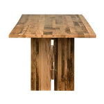 Kitchen Dining Table, Reclaimed Wood, Side Profile