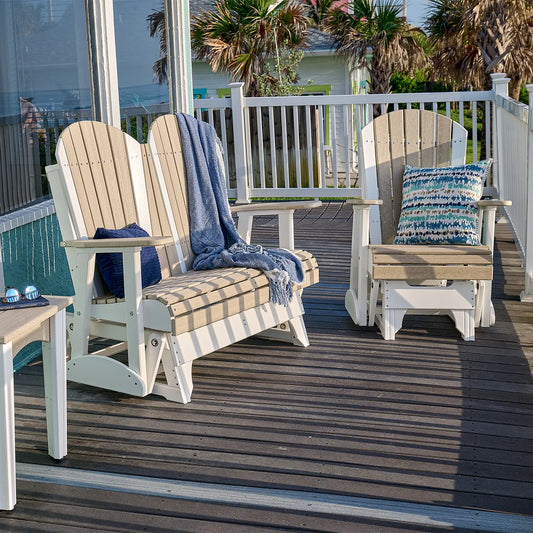 Adirondack Glider Chair - Refined Outdoor Durability