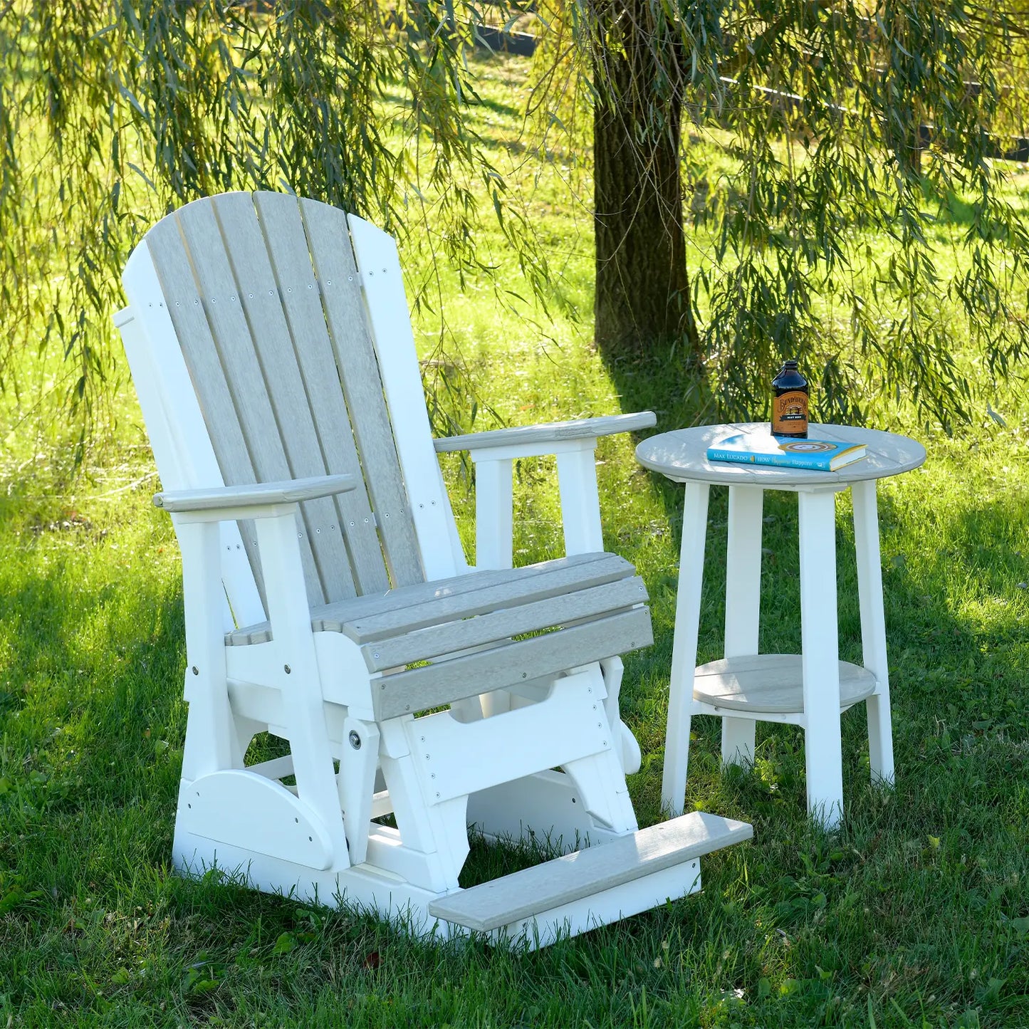 Adirondack Balcony Glider Chair - Built for a Lifetime Outdoors