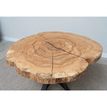 Live Edge Ash Round Cafe Table