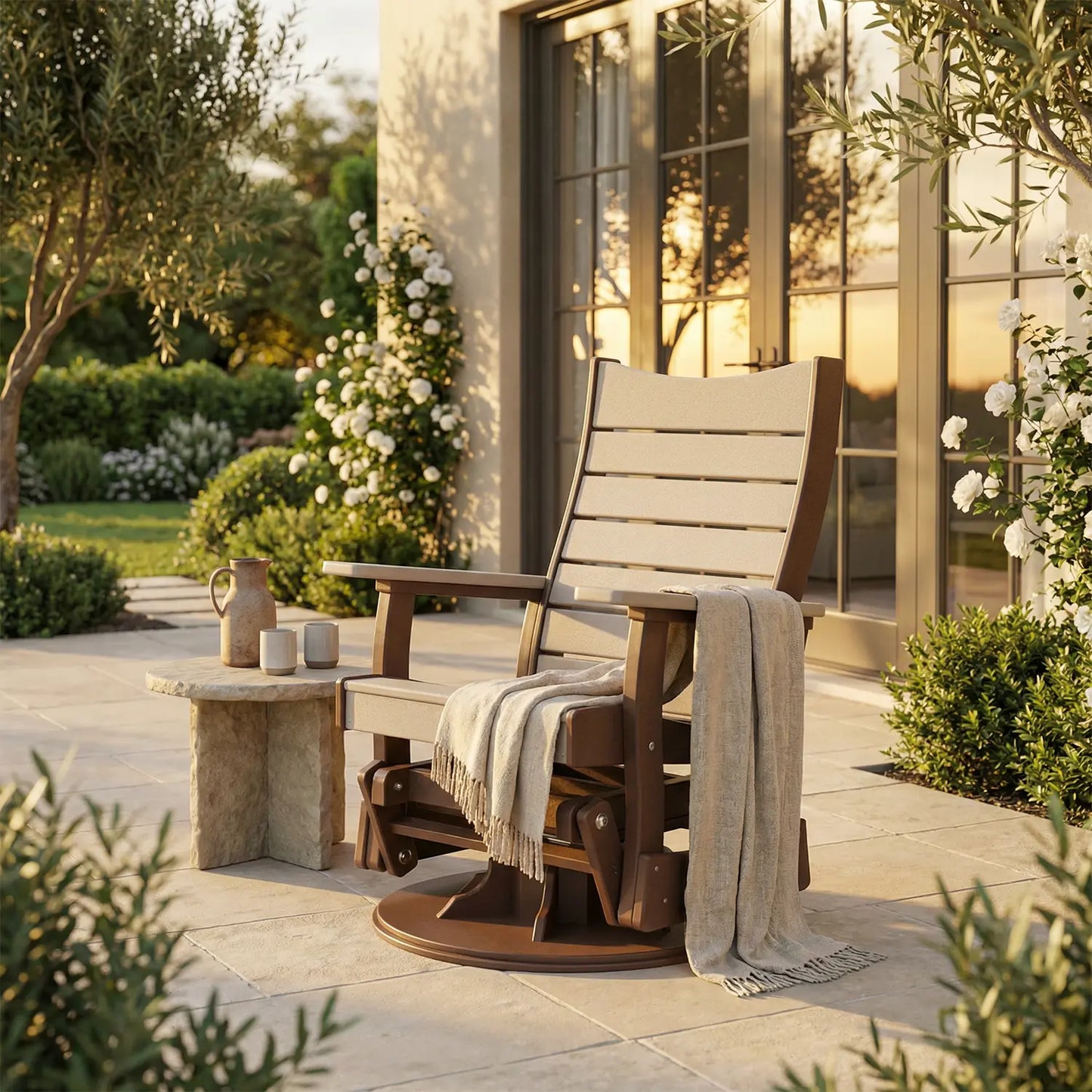 Contour Swivel Glider - All-Weather Performance