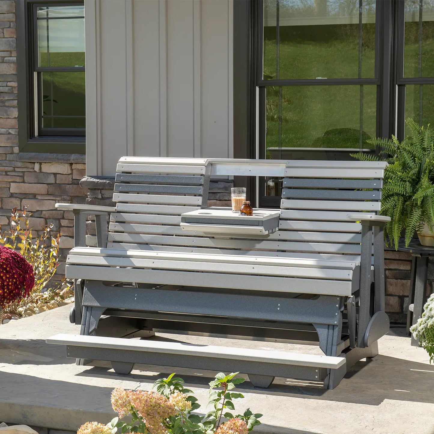 Plain Balcony Glider Seat - Elevated Outdoor Living
