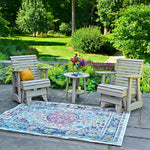 Plain Poly Lumber Glider Chairs, Weaterwood