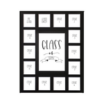 11x14 Red School Picture Frame, Black Mat