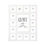 11x14 Red School Picture Frame, White Mat